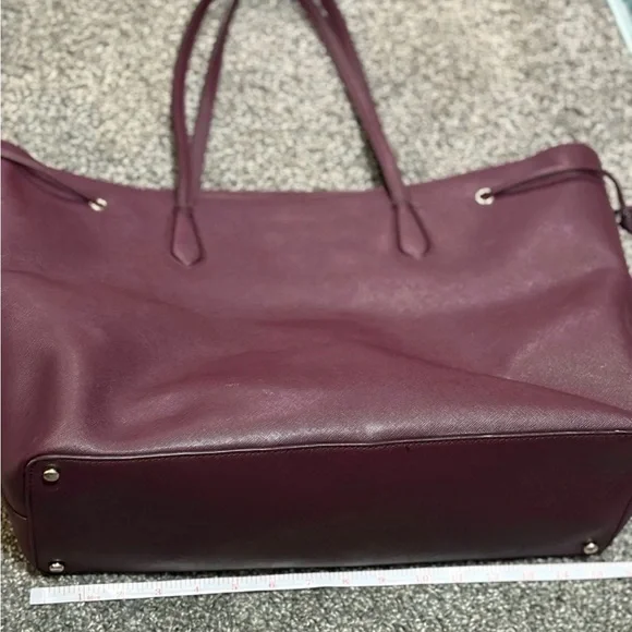 Kate Spade New York Ari Laurel Way Saffiano Leather Tote – Mahogany/Plum - Picture 2 of 3